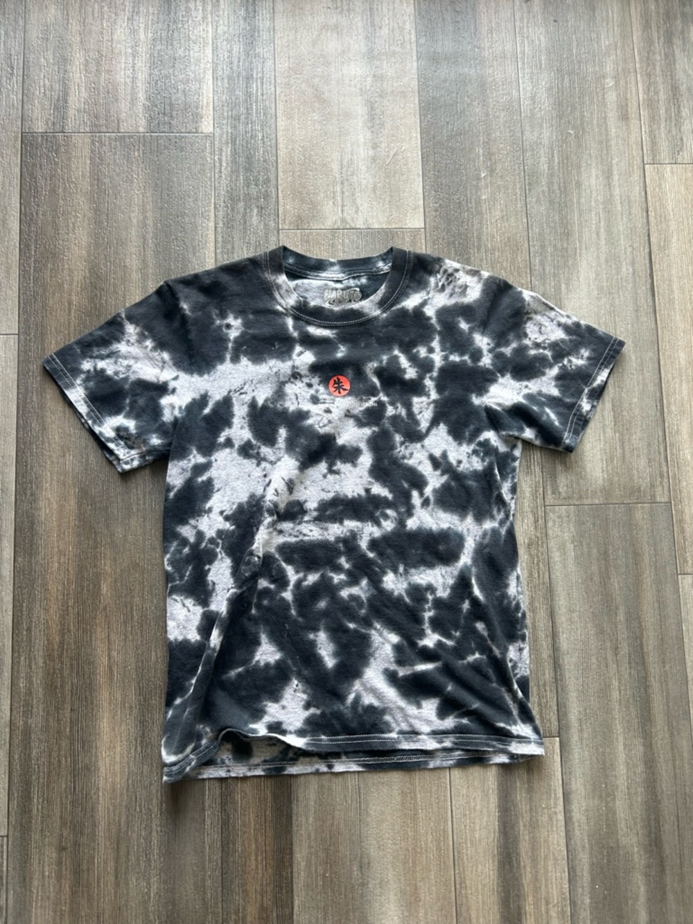 Primitive x Naruto Itachi black tie-dye t-shirt